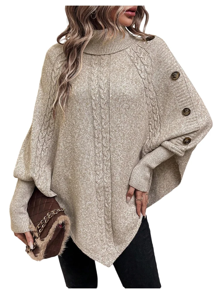 MAKEMECHIC Asymmetrical Knit Oversized Sweater