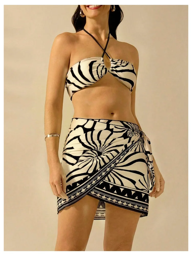MAKEMECHIC Sarong Wrap Beach Cover-Up, view 3