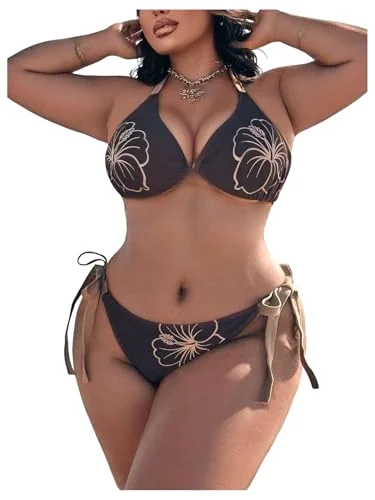 MAKEMECHIC Floral Bikini Set