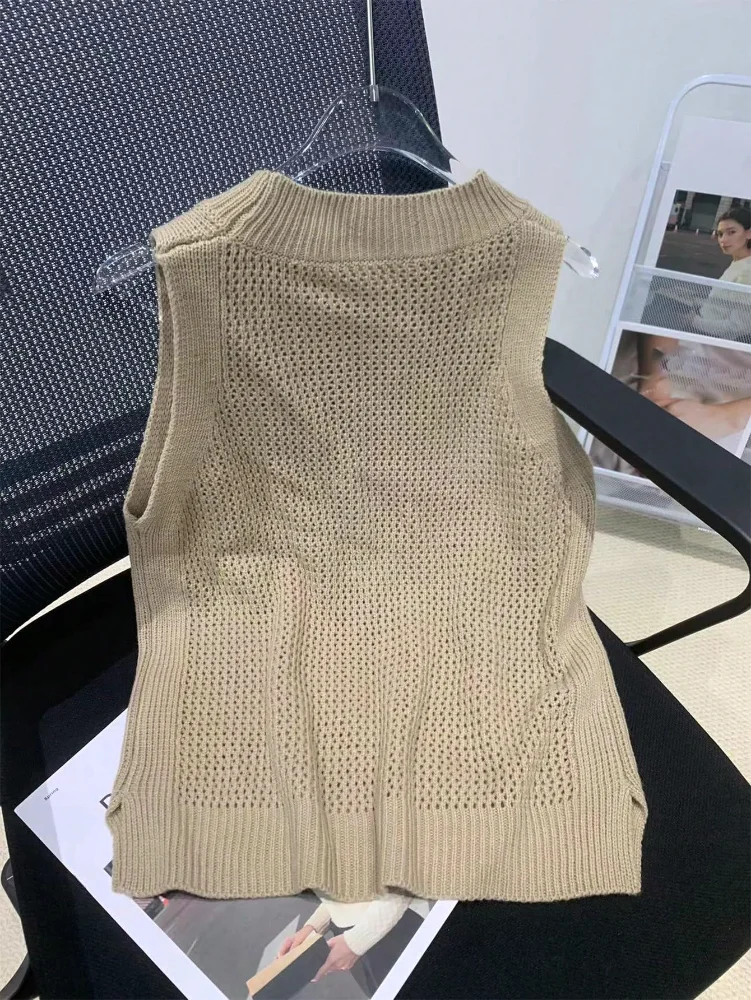 MAKEMECHIC Knit Sleeveless Tank Top, view 2