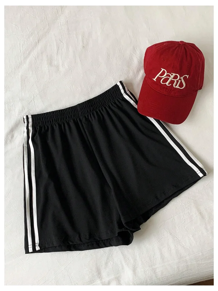 MAKEMECHIC Striped Sweat Running Shorts, view 3