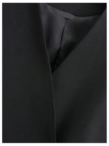 MAKEMECHIC Wrap V-Neck Business Blouse, view 2