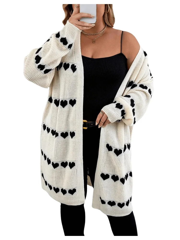MAKEMECHIC Long Cadigan Open Sweater