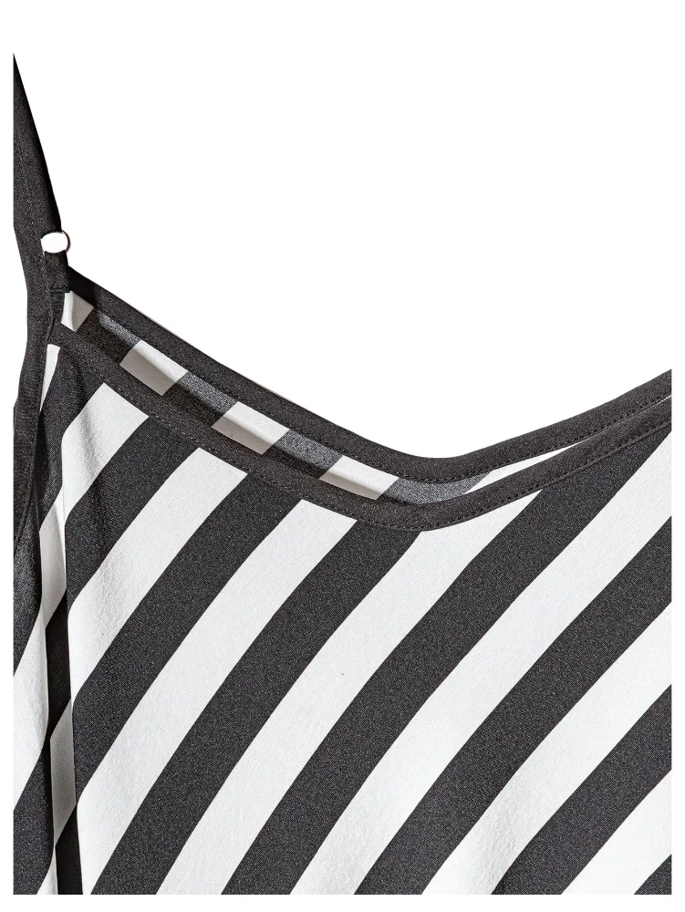 MAKEMECHIC Striped Spaghetti Strap Tank Top, view 3