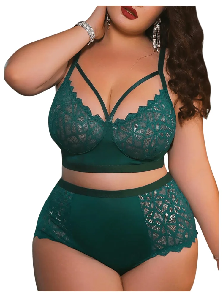 MAKEMECHIC Contrast Lace Panty Lingerie