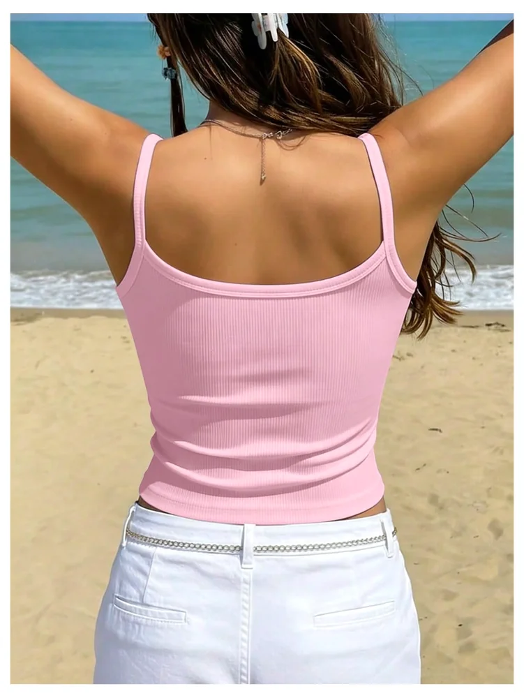 MAKEMECHIC Floral Ribbed Knit Fitted Crop Top, view 2