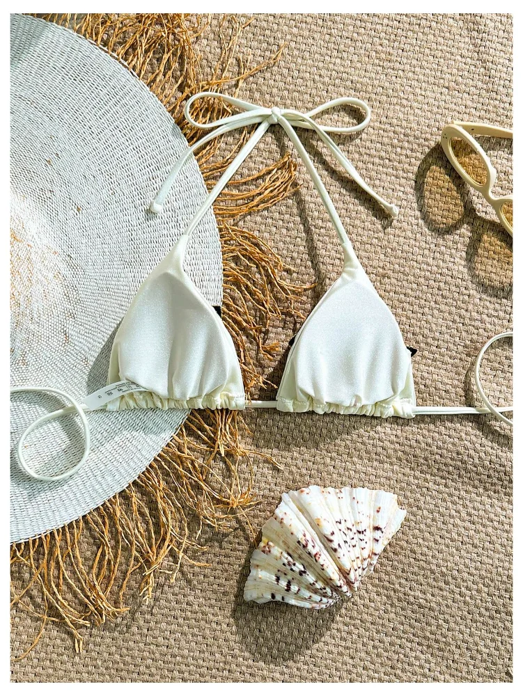 MAKEMECHIC Rhinestone Starfish Bikini Set, view 3