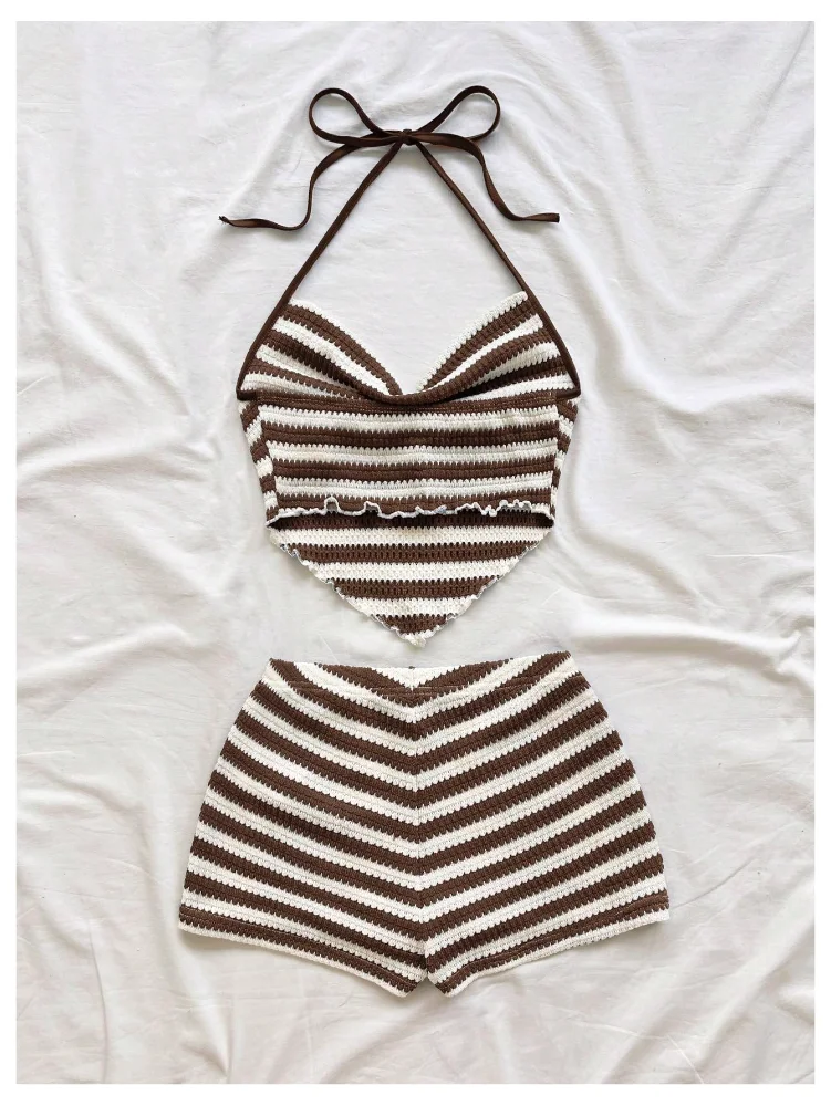 MAKEMECHIC Crop Two-Piece Set, view 2