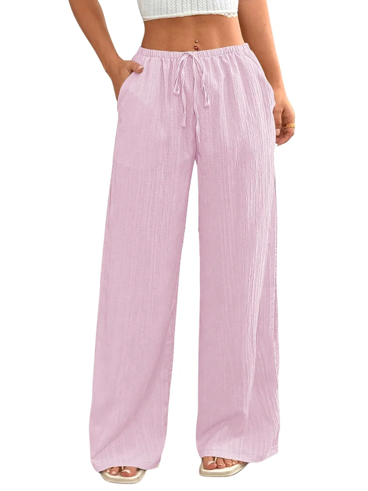 MAKEMECHIC Wide Leg Palazzo Pants