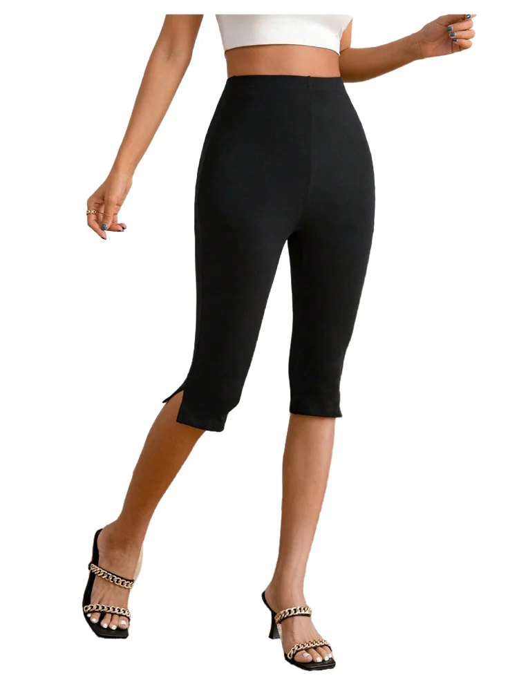 MAKEMECHIC Capri High Waisted Yoga Pants