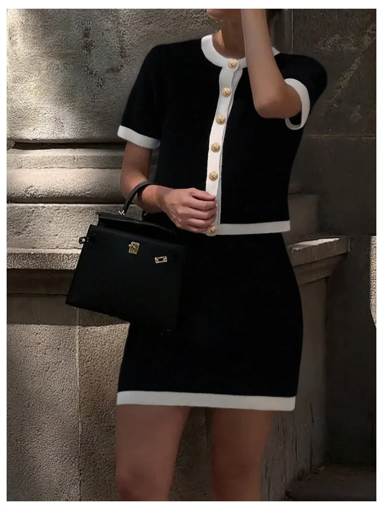 MAKEMECHIC Old Money Skirt Set, view 3