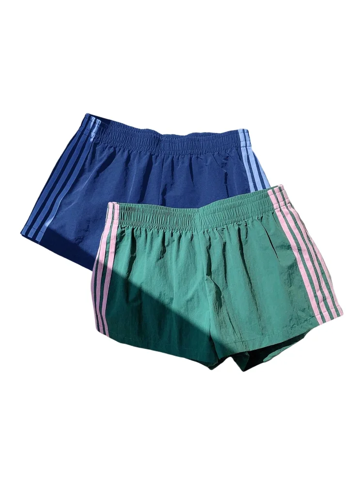 MAKEMECHIC 2 Pack Mini Striped Shorts