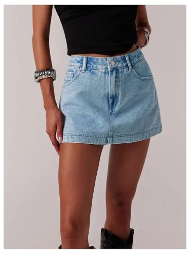 MAKEMECHIC Jean Denim Shorts, view 2