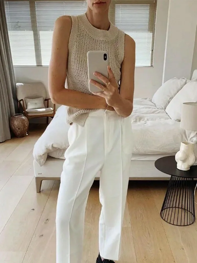 MAKEMECHIC Knit Sleeveless Tank Top, view 3