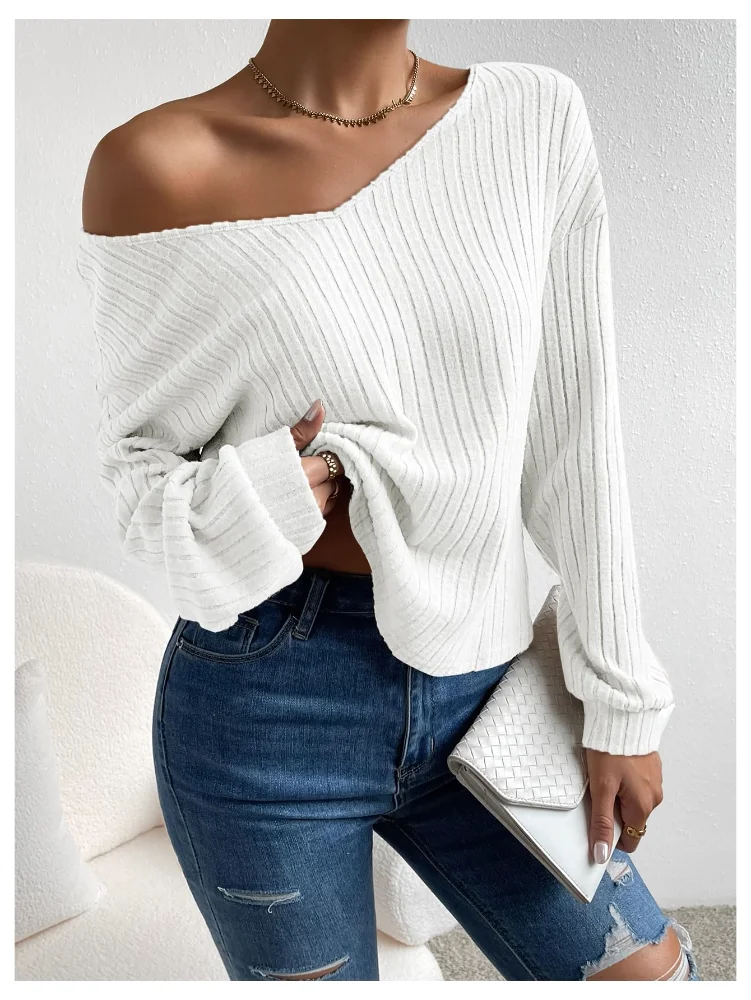 MAKEMECHIC Open Back Criss Cross Sweater, view 2