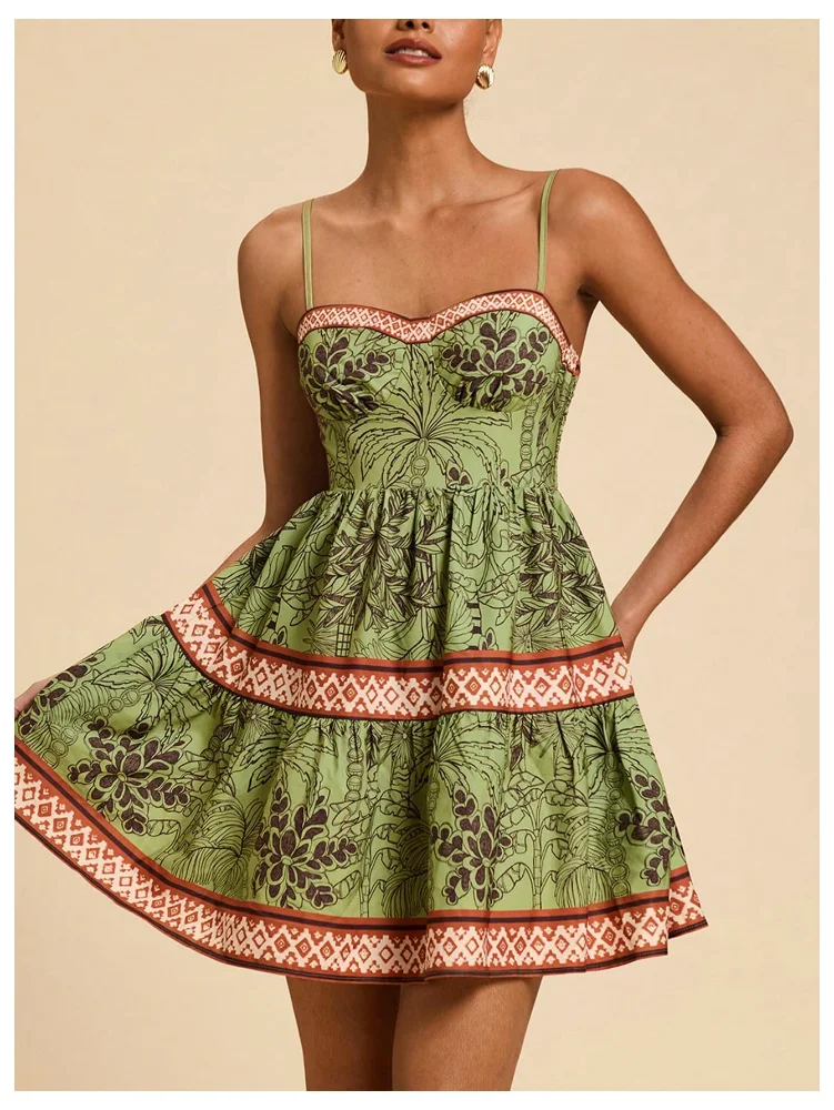 MAKEMECHIC Floral Smocked Mini Dress, view 2