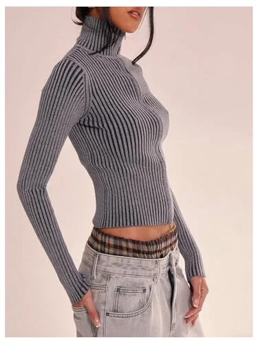 MAKEMECHIC Striped Cropped Zip Up Cardigan, view 2