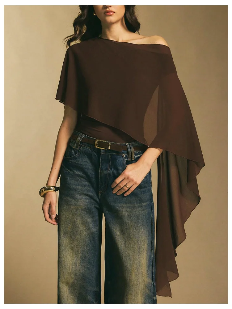 MAKEMECHIC Mesh Asymmetrical Wrap, view 2
