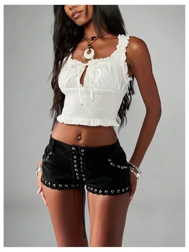 MAKEMECHIC Lace Up Micro Punk Matching Set, view 2