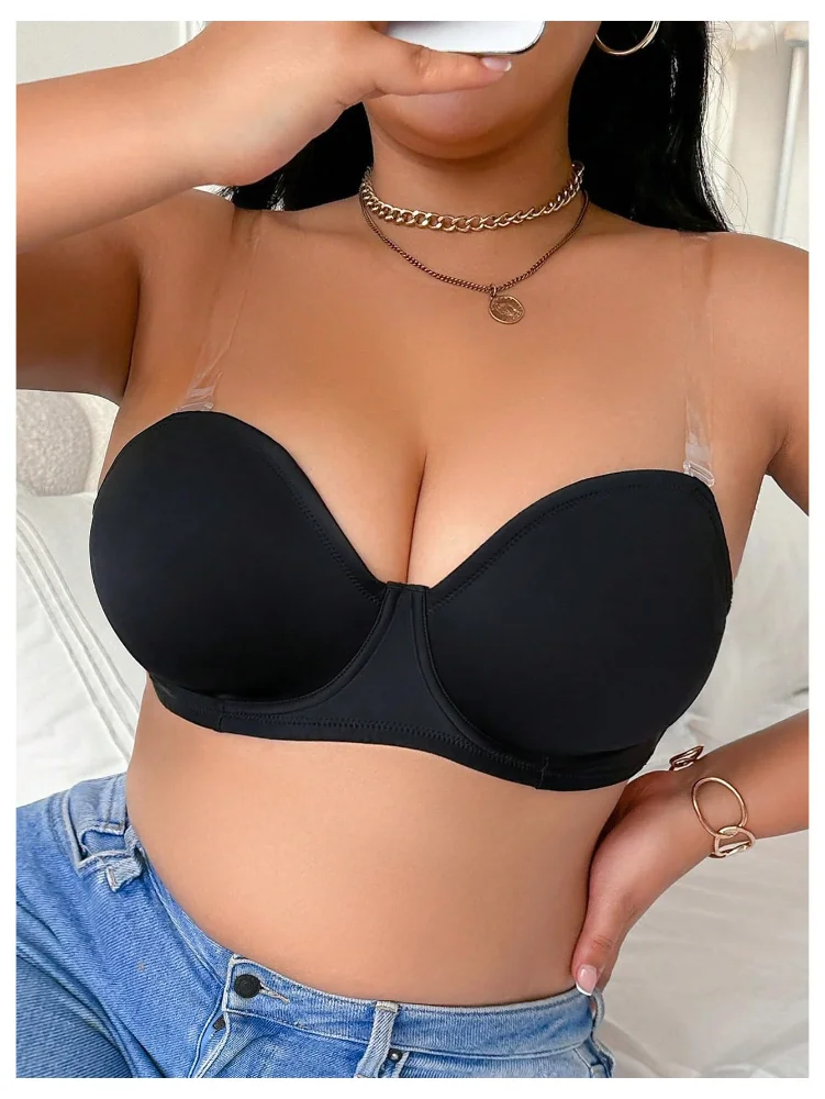 MAKEMECHIC Underwire Clear Invisible Bra, view 3