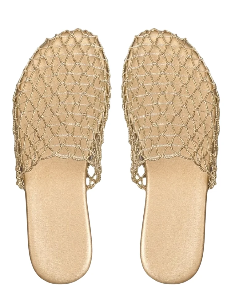 MAKEMECHIC Mesh Flat Slip Sandals