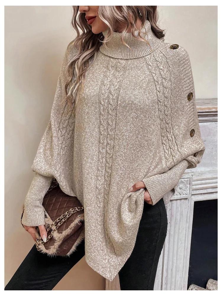 MAKEMECHIC Asymmetrical Knit Oversized Sweater, view 2