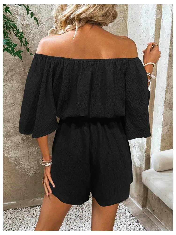 MAKEMECHIC Off The Shoulder Jumpsuit, view 3