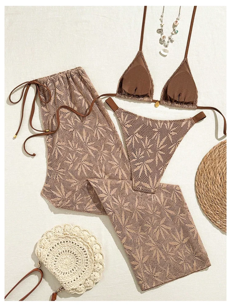 MAKEMECHIC Crochet Bikini Set, view 2