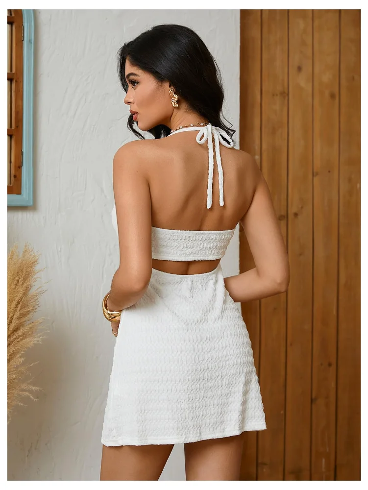 MAKEMECHIC Backless Mini Dress, view 2
