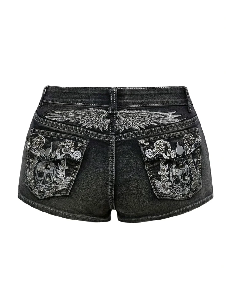 MAKEMECHIC Mini Denim Sparkly Jeans