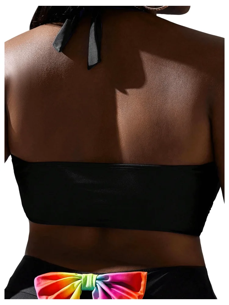 MAKEMECHIC Tie Back Bikini Set, view 2