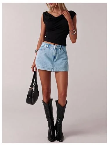 MAKEMECHIC Jean Denim Shorts, view 3