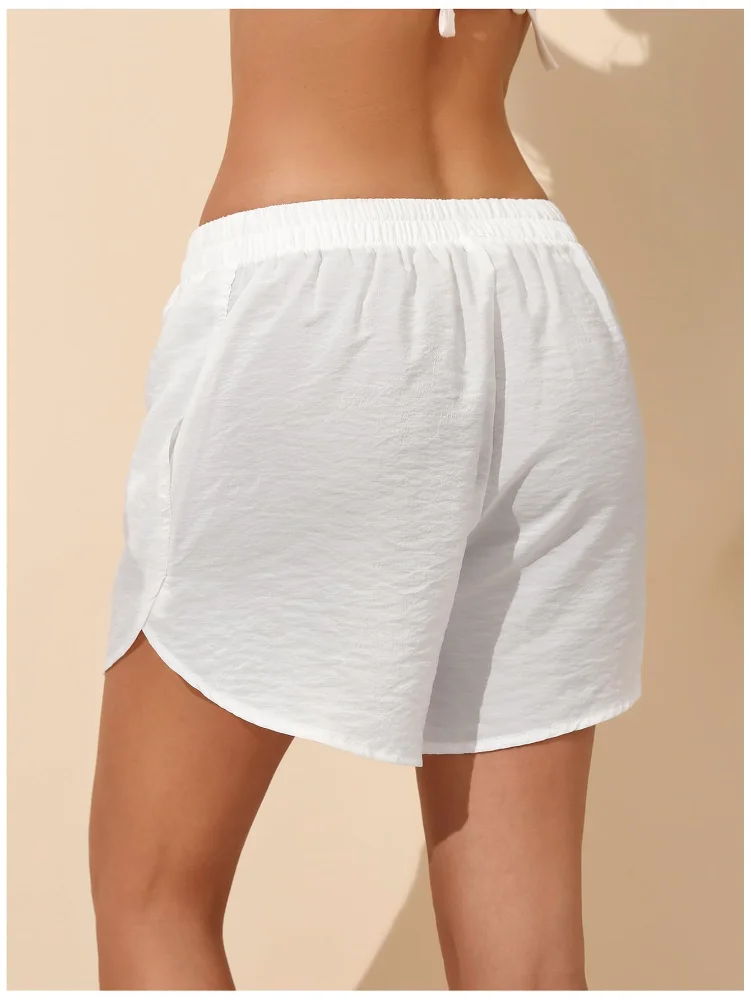 MAKEMECHIC High Waisted Mesh Sheer Beach Cover-Up, view 2