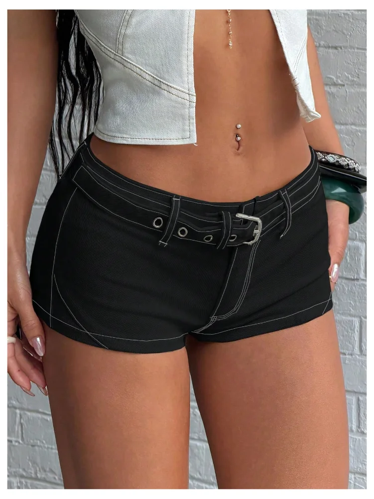MAKEMECHIC Low Rise Micro Denim Jeans, view 2