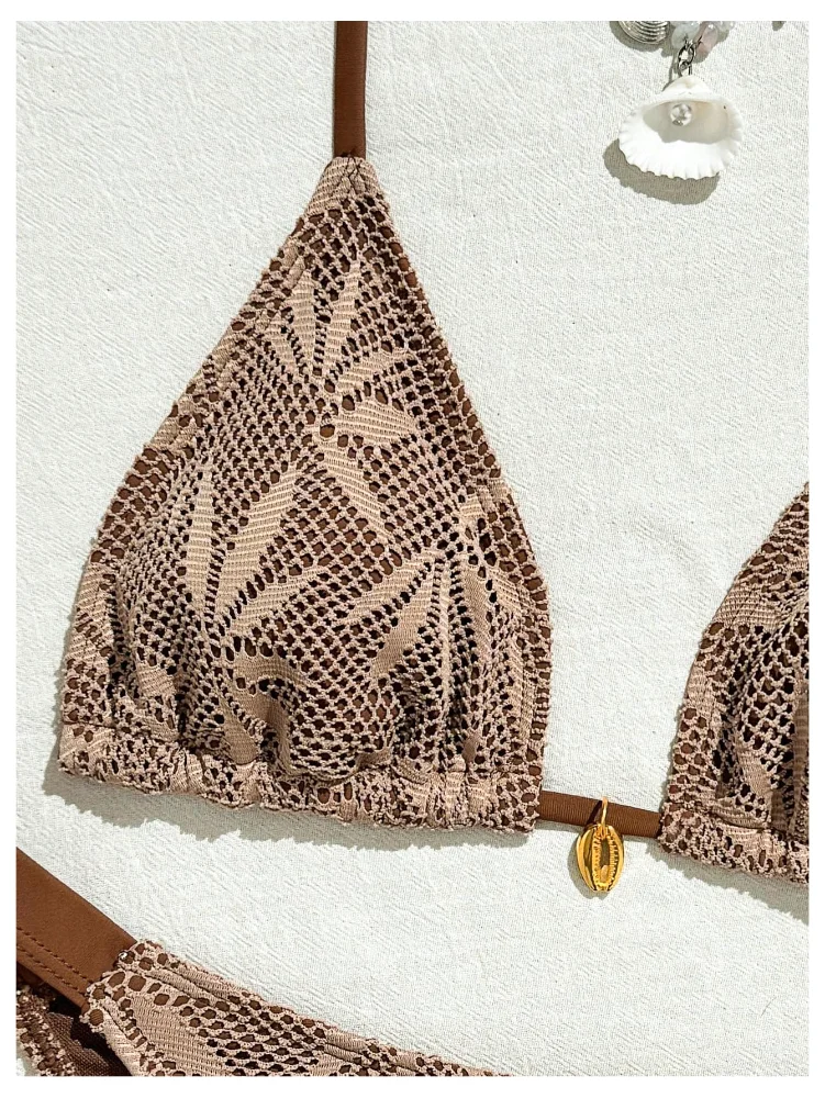 MAKEMECHIC Crochet Bikini Set, view 3