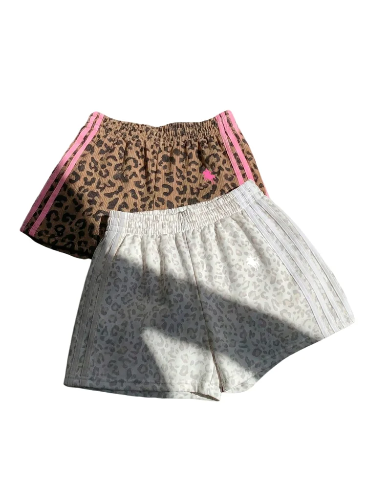 MAKEMECHIC 2 Pack Cheetah Print Workout Shorts