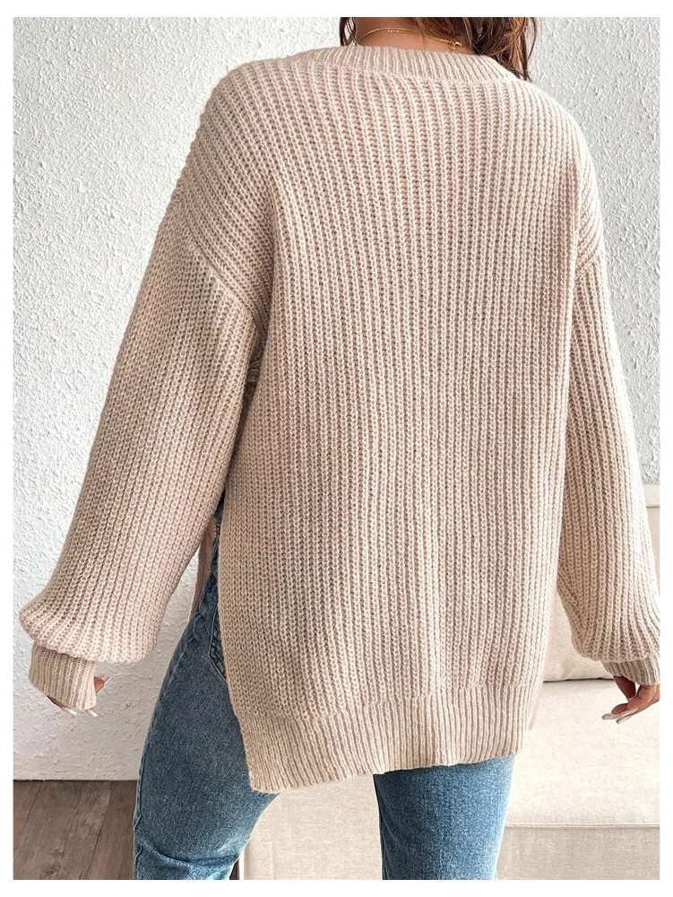 MAKEMECHIC Knit Split Drop Maternity Sweater, view 2
