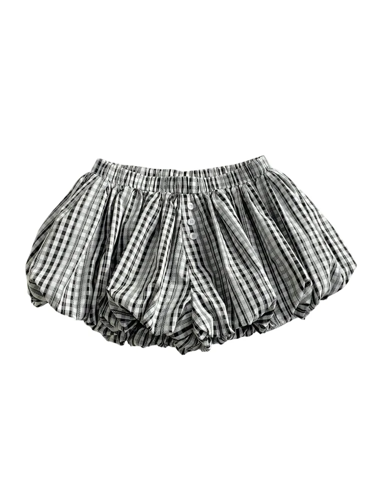 MAKEMECHIC Ruffle Micro Mini Shorts