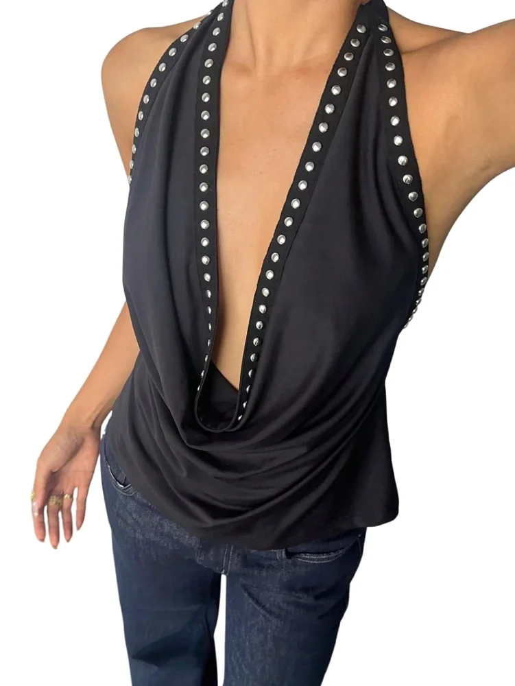 MAKEMECHIC Halter Top