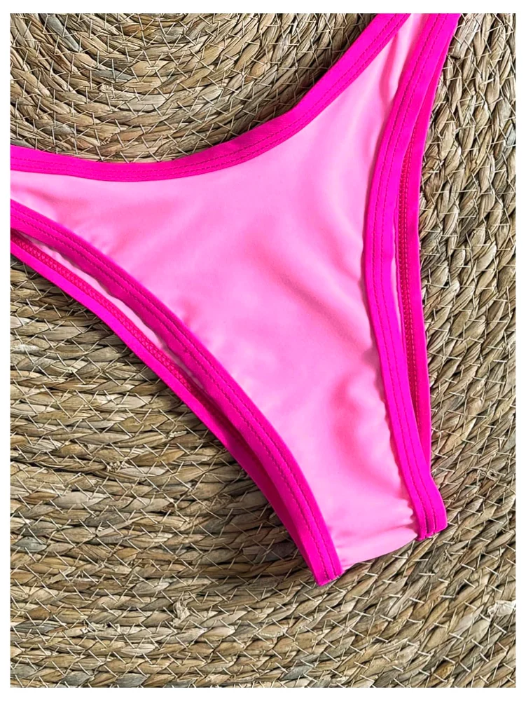 MAKEMECHIC Micro Thong High Waisted Bikini Set, view 2