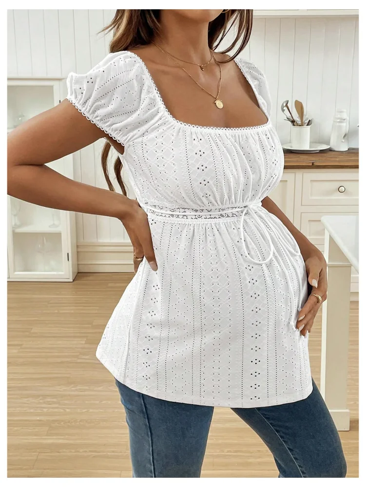 MAKEMECHIC Babydoll Maternity Blouse, view 3