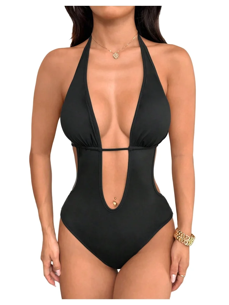 MAKEMECHIC Backless Deep V-Neck Shapewear