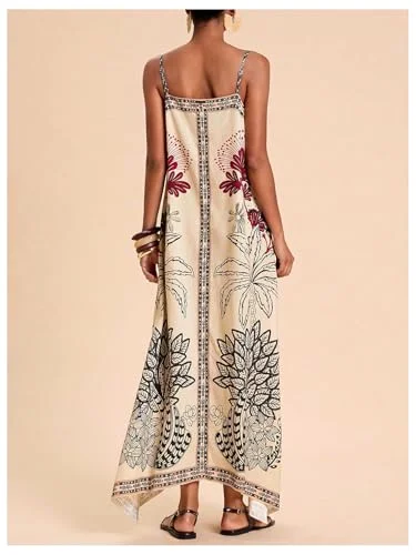 MAKEMECHIC Tropical Maxi Dress, view 3