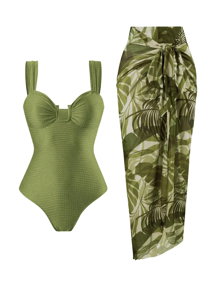MAKEMECHIC Tummy Control One-Piece Swimsuit