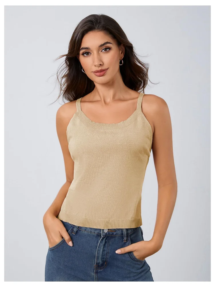MAKEMECHIC Knit Tie Open Back Top, view 2
