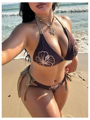 MAKEMECHIC Floral Bikini Set, view 2