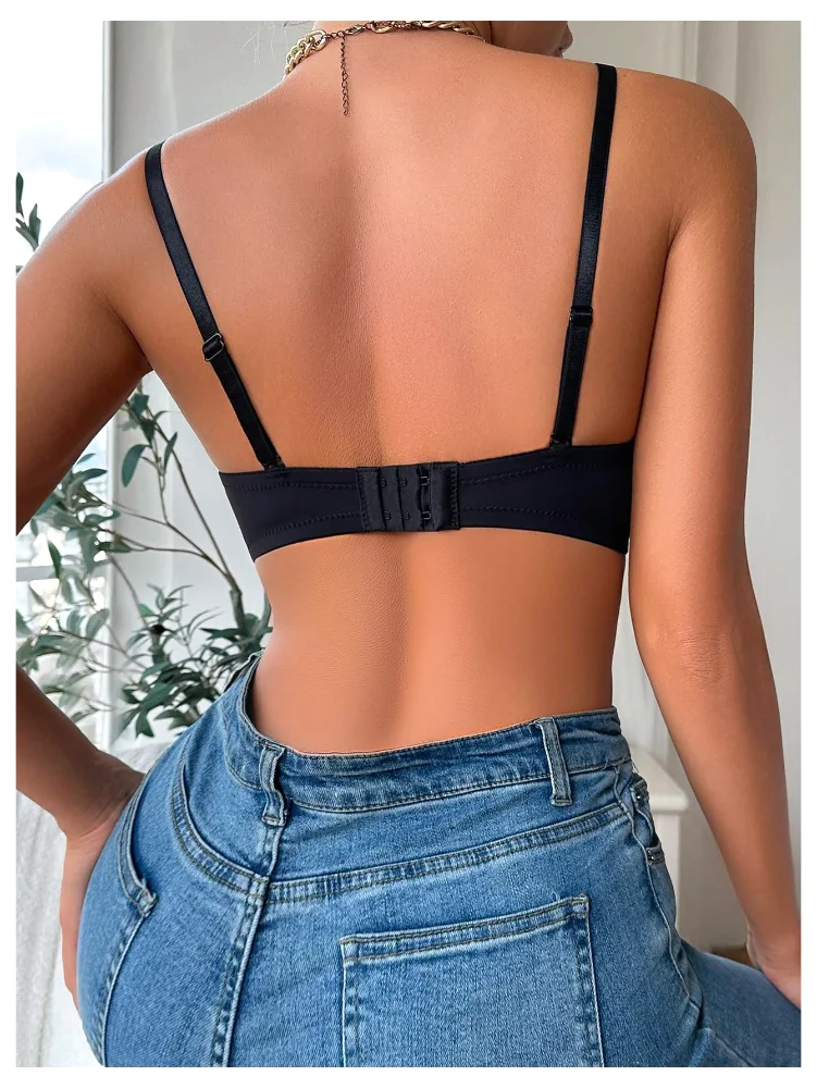 MAKEMECHIC Strapless Front Closure Push Up Lingerie, view 2