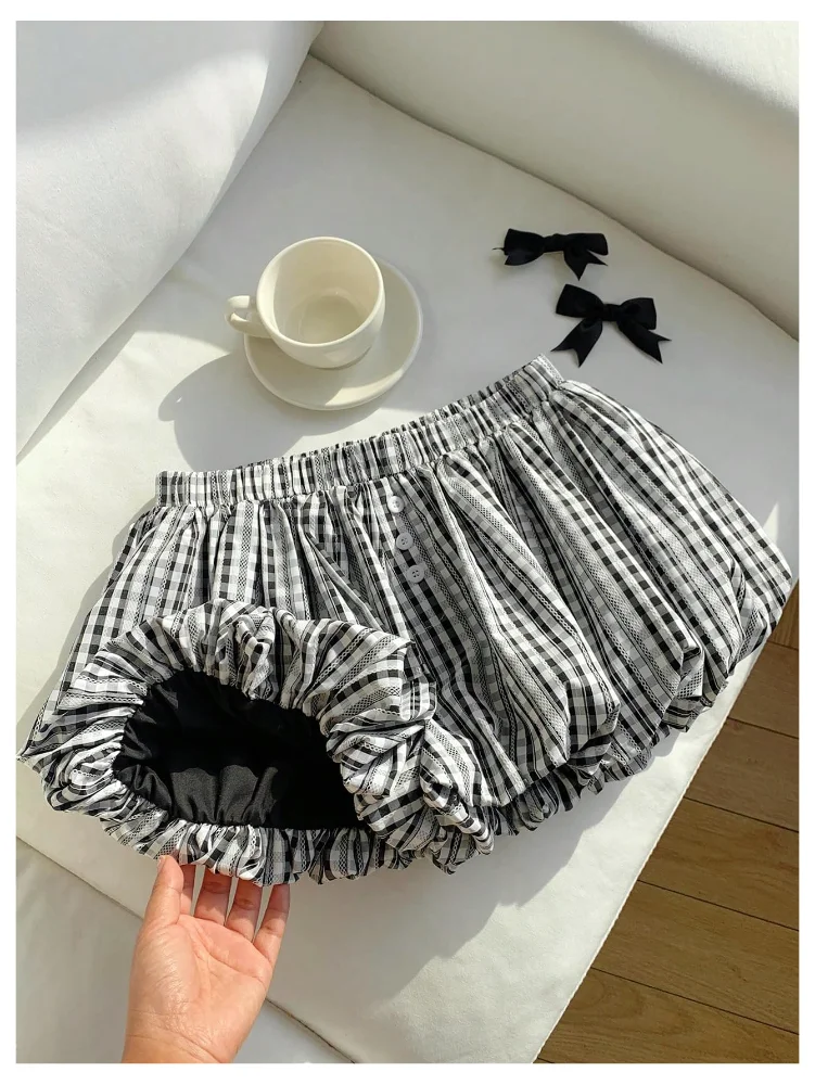 MAKEMECHIC Ruffle Micro Mini Shorts, view 2