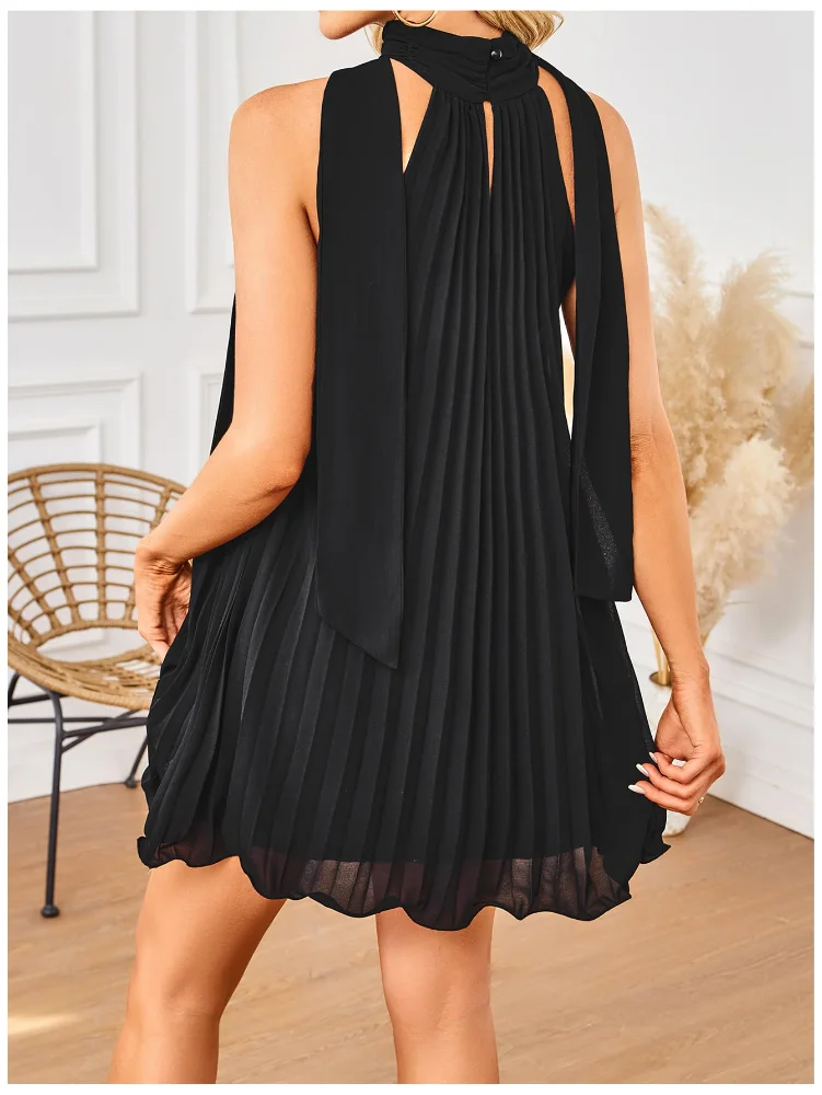 MAKEMECHIC A Line Flowy Swing Dress, view 2