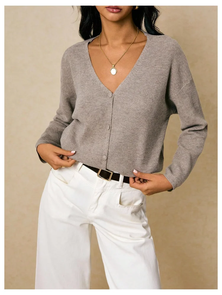 MAKEMECHIC Lightweight Long Sleeve Knit Cardigan, view 2